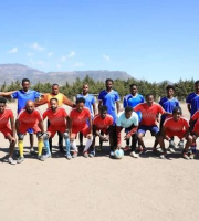 Both Mekelle University football and volleyball teams reached to final cup in the Timket Festivity Tigray Universities' football and volleyball competition hosted by Raya University.