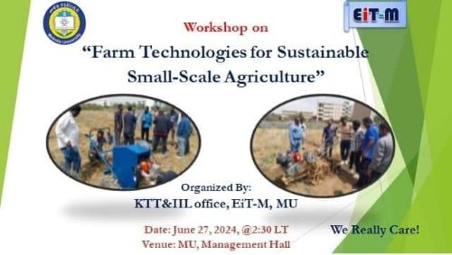 Farm Technologies for Sustainable small-Scale Agriculture