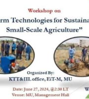 Farm Technologies for Sustainable small-Scale Agriculture